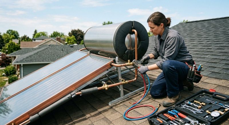 Solar Water Heater Maintenance in Katy, TX